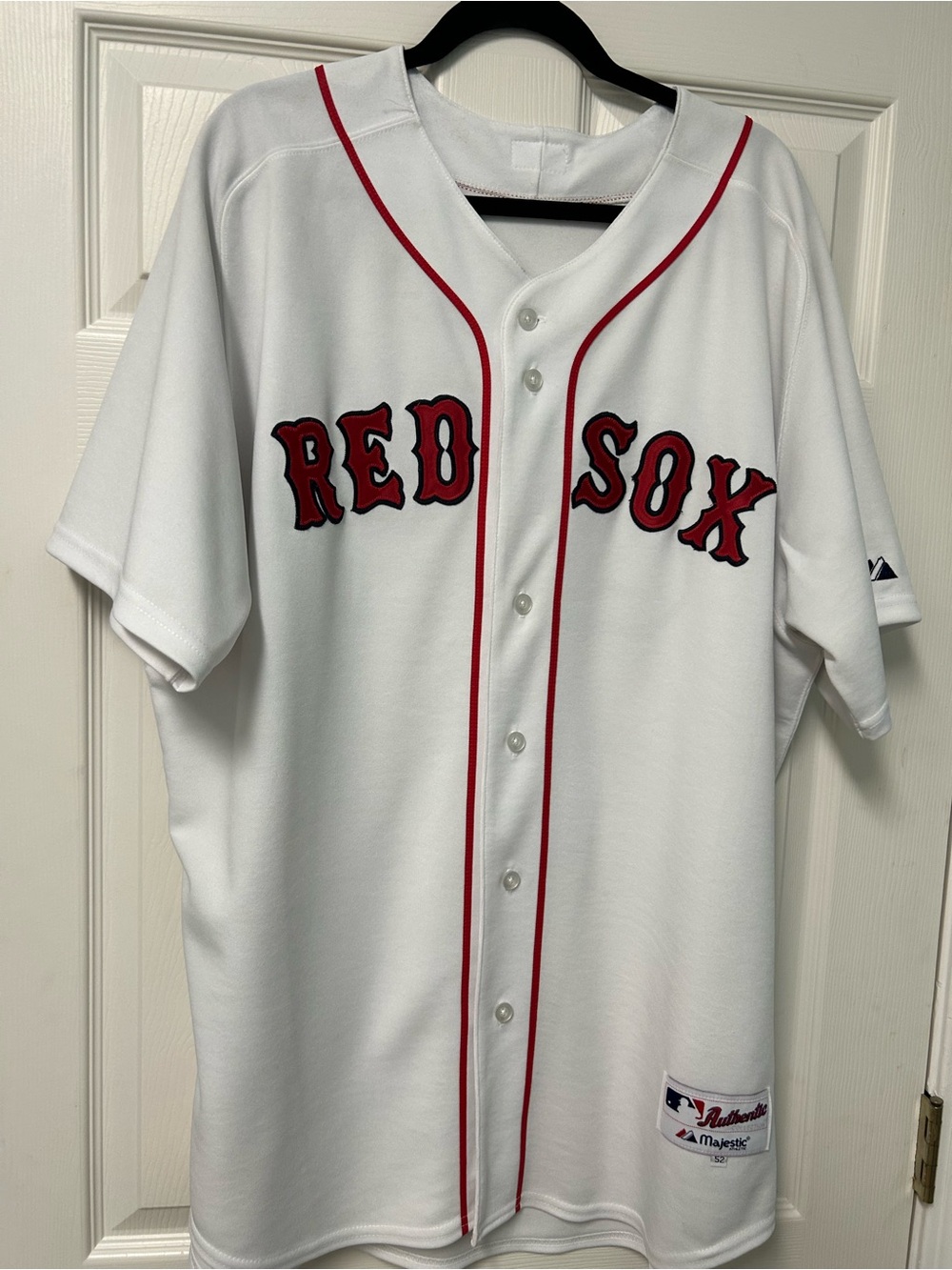 Majestic White Red Sox David Ortiz Jersey Sz 52
